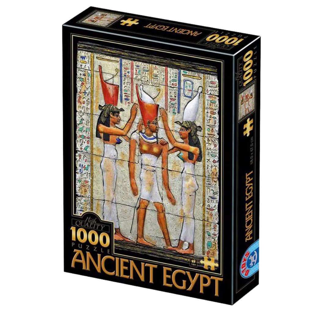 Il Faraone Egiziano Tolomeo Viii L’incoronazione Al Tempio Di Horus – Puzzle 1000 Pezzi