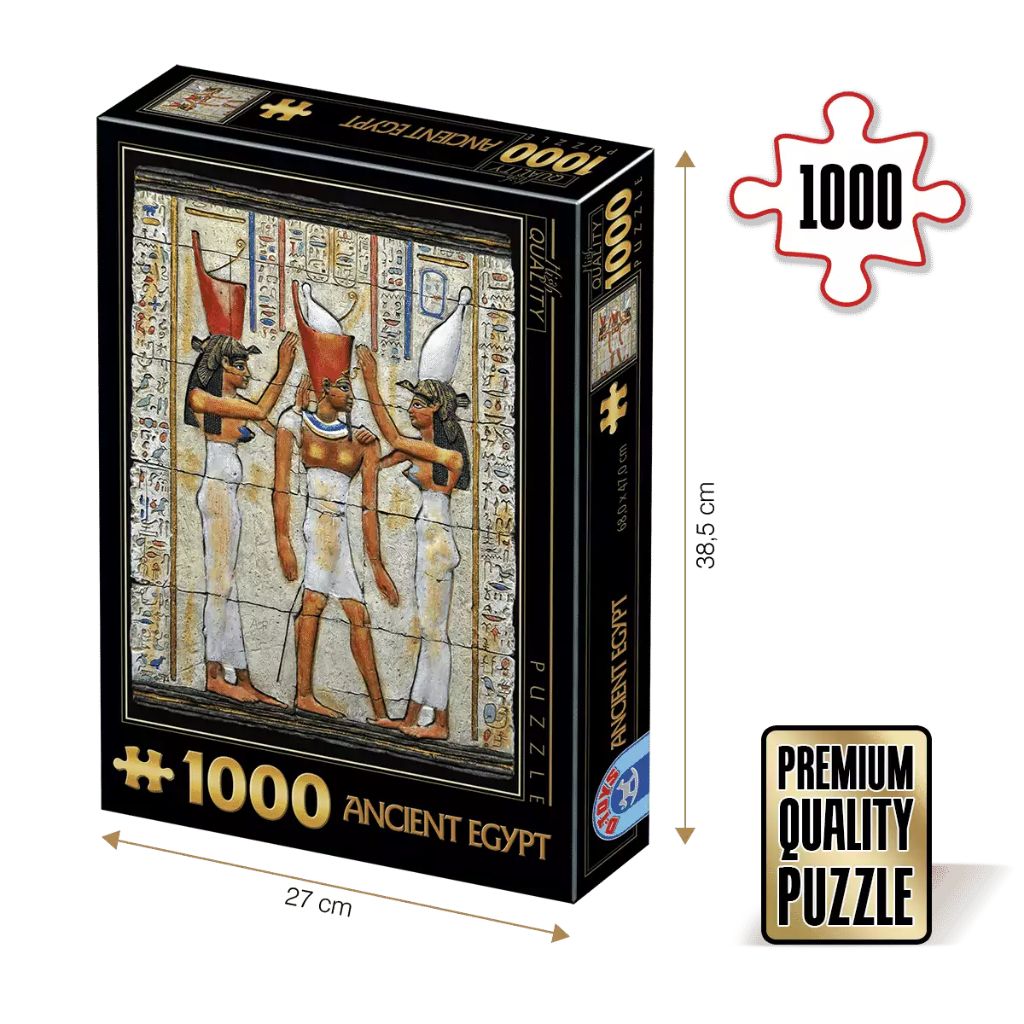 Il Faraone Egiziano Tolomeo Viii L’incoronazione Al Tempio Di Horus – Puzzle 1000 Pz