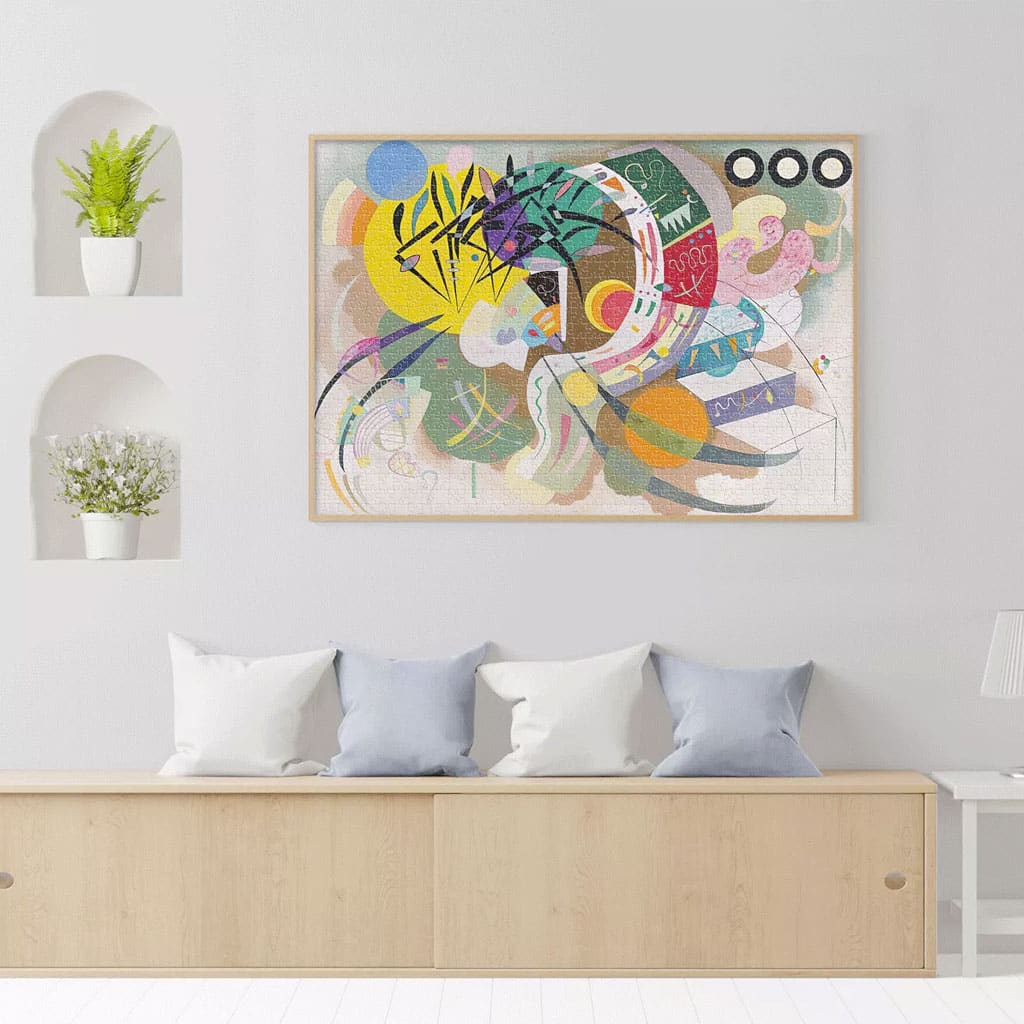 Kandinsky Dominant Curve Puzzle 1000 Pz