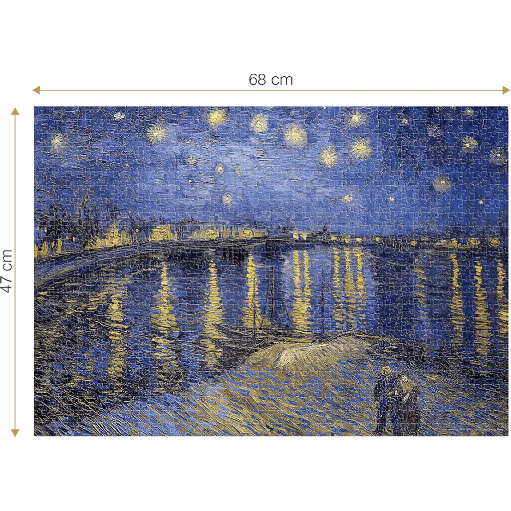 Puzzle Notte Stellata Sul Rodano 1000 Pezzi