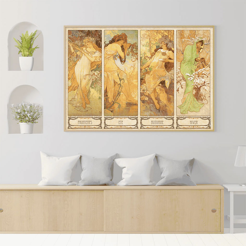 Art Nouveau Mucha Puzzle 1000 Pezzi