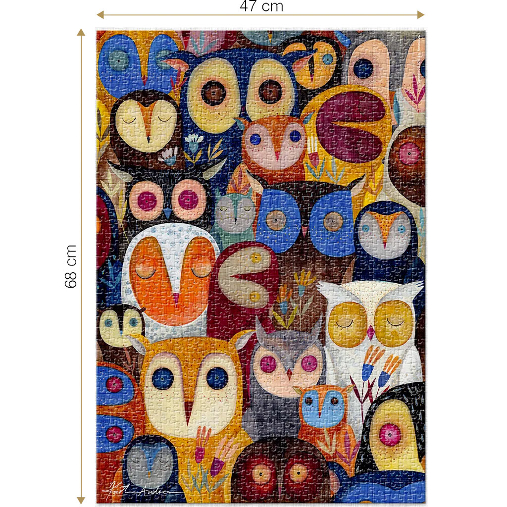 Civette E Gufi Puzzle 1000 Pezzi