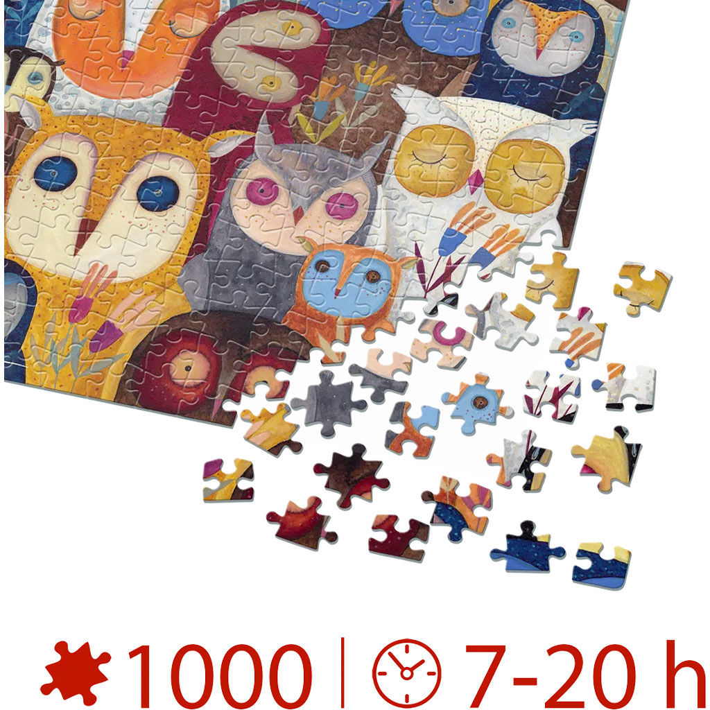 Civette E Gufi Puzzle 1000 Pz