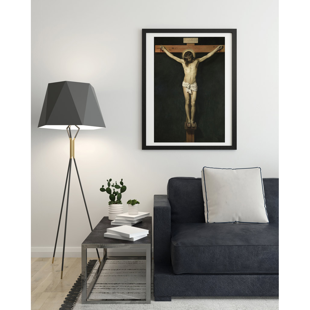 Poster Frame In Living Room Psd Mockup