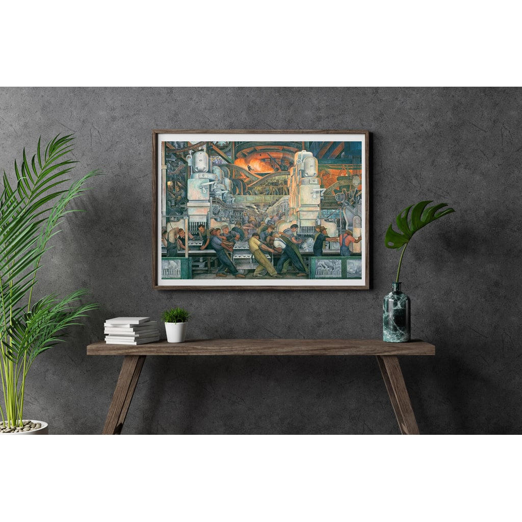 Detroit Industry Murals Diego Riviera Puzzle