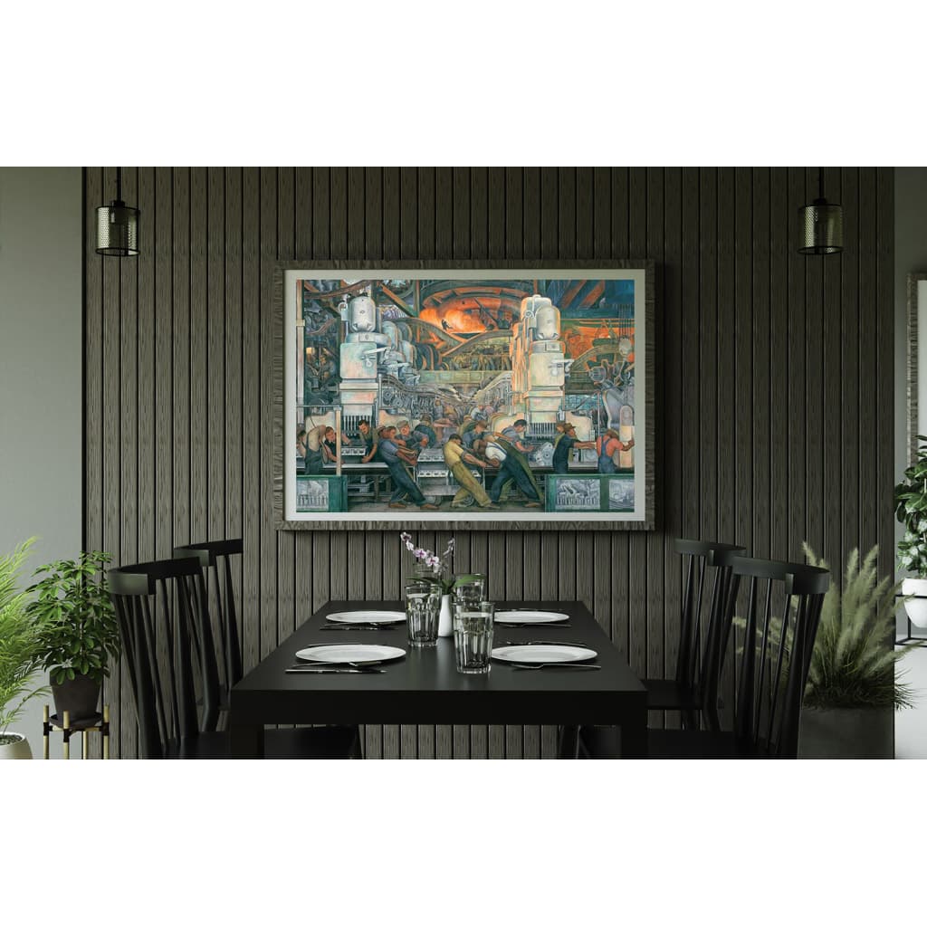 Poster Frame Mockup On Kitchen Room Interior