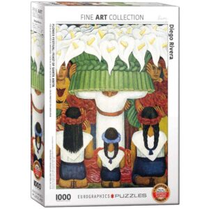 Diego Rivera Flower Festival Puzzle