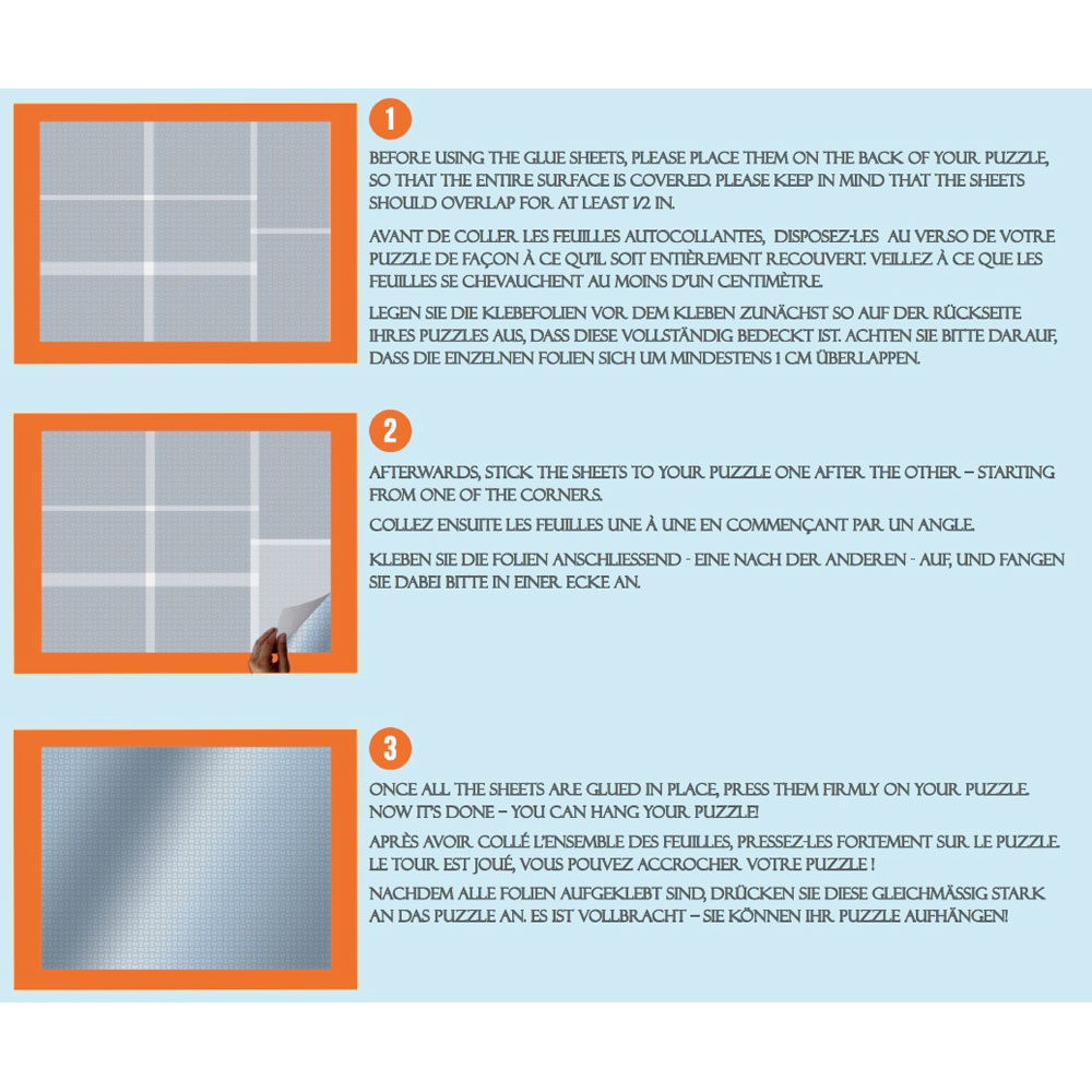 Fogli Adesivi Per Puzzle Istruzioni