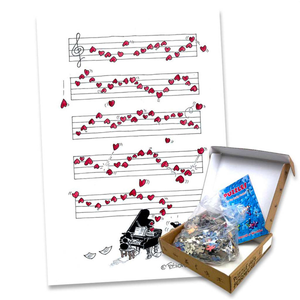 Ants Vector Puzzle Hearts 540 Pieces with Box