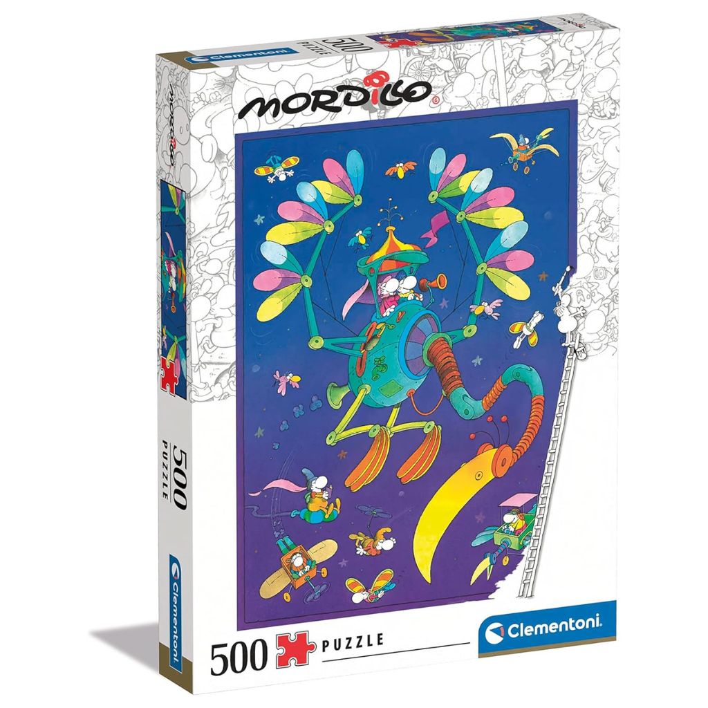 Guillermo Mordillo Puzzle The Journey 500 Pezzi Clementoni