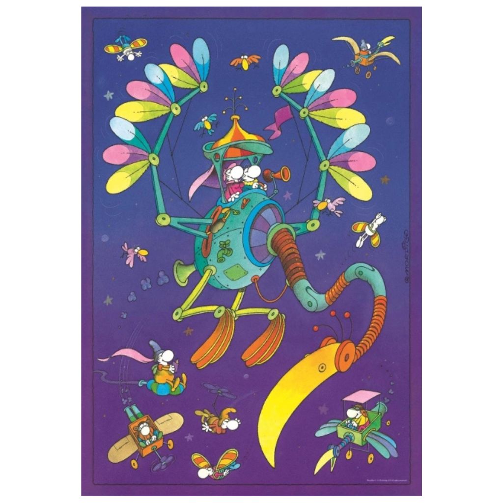 Guillermo Mordillo Puzzle The Journey 500 Pz Clementoni