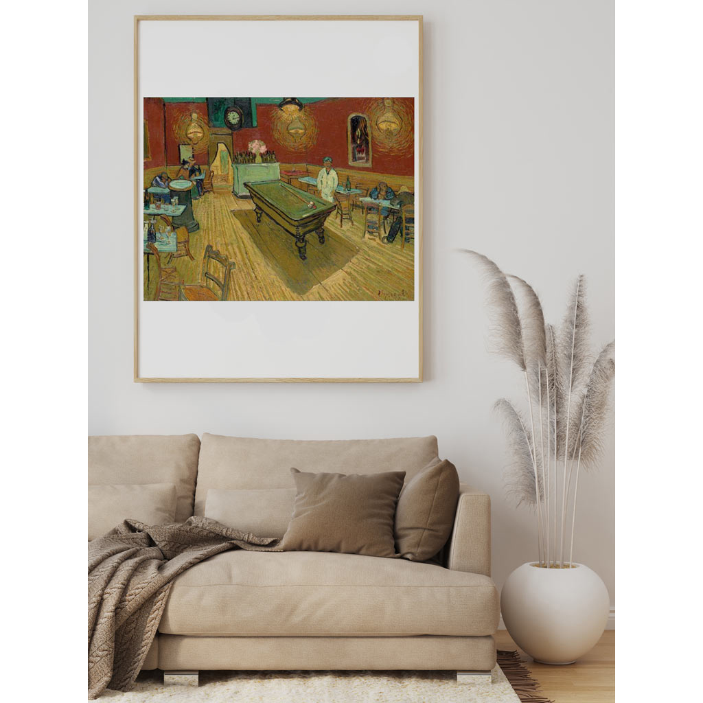 Poster Frame In Living Room Psd Mockup