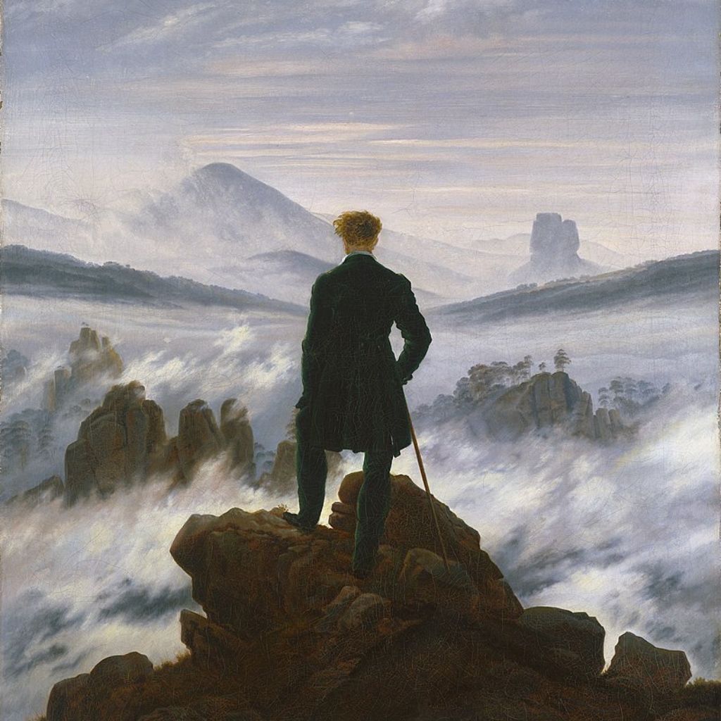Il Viandante Sul Mare Di Nebbia Caspar David
