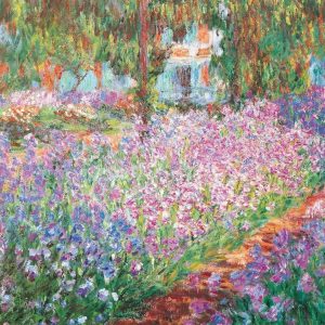 Iris Nel Giardino Di Monet Puzzle Arte Famoso