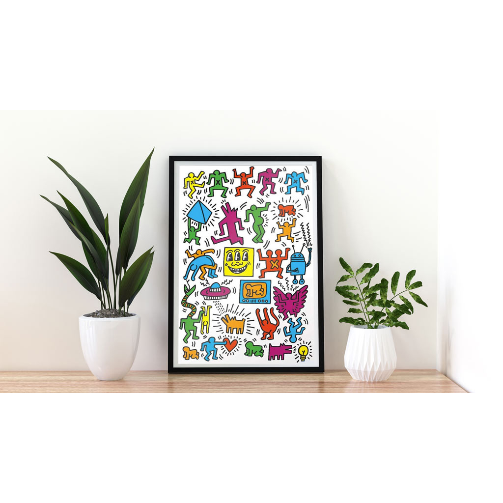 Poster Frame Mockup On The Wall With Plant