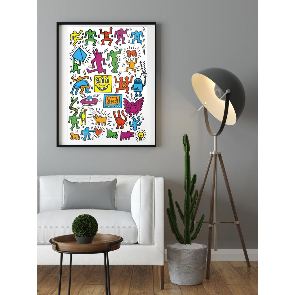 Poster Frame In Living Room Psd Mockup