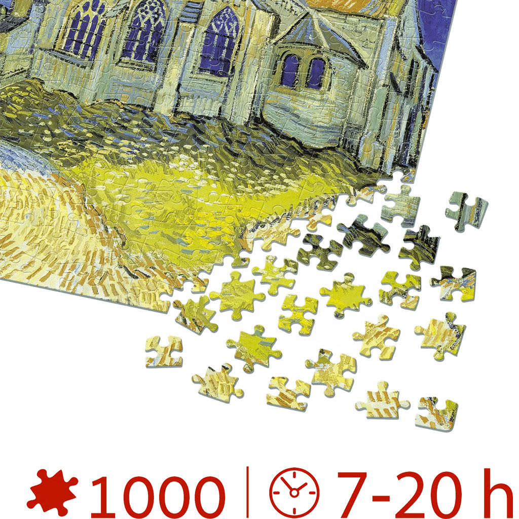La Chiesa Di Auvers Van Gogh Puzzle