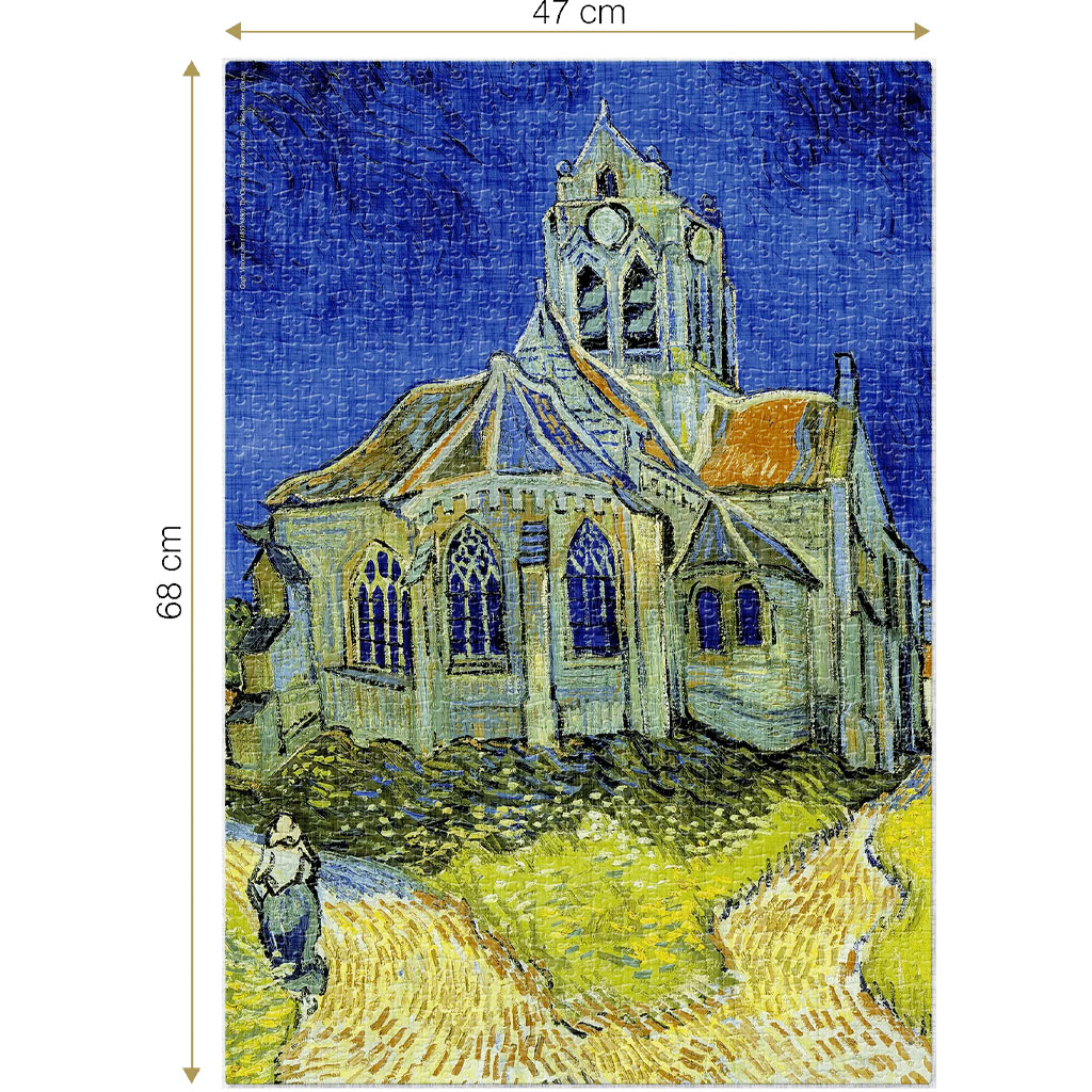 La Chiesa Di Auvers Van Gogh Puzzle 1000 Pz