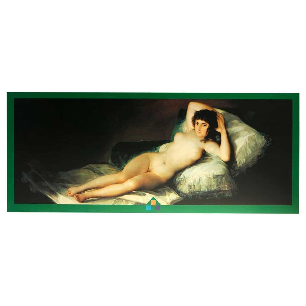 La Maya Desnuda Goya Puzzle Fronte