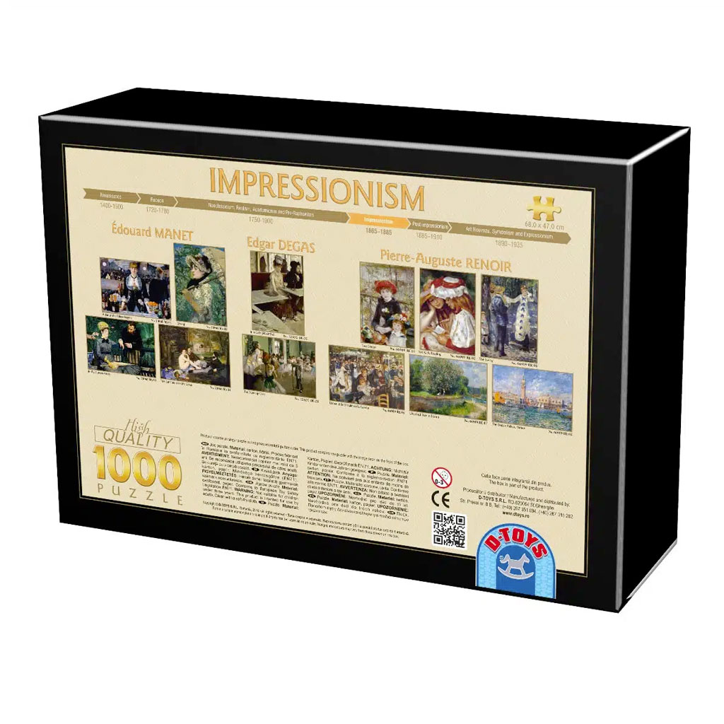 Moulin De La Galette Renoir Puzzle Scatola