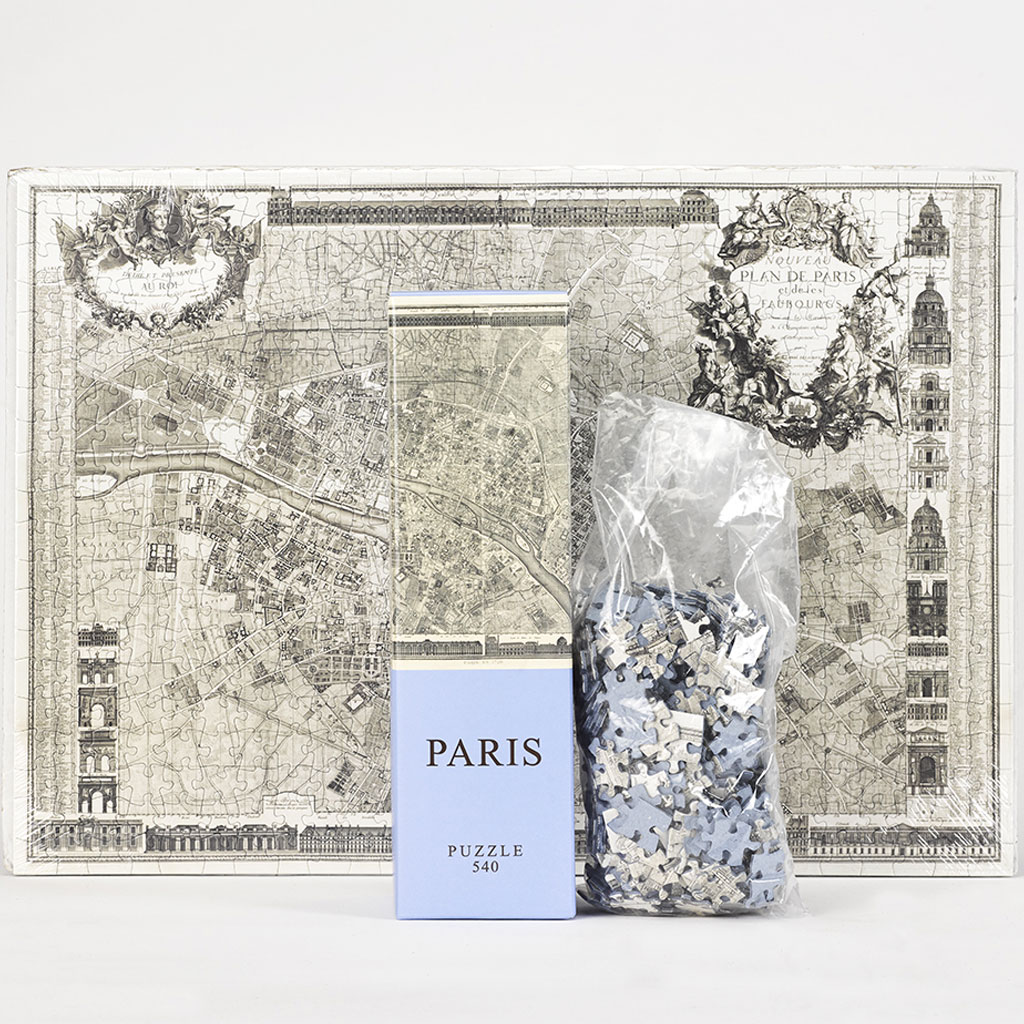 Parigi Puzzle Mappa Antica