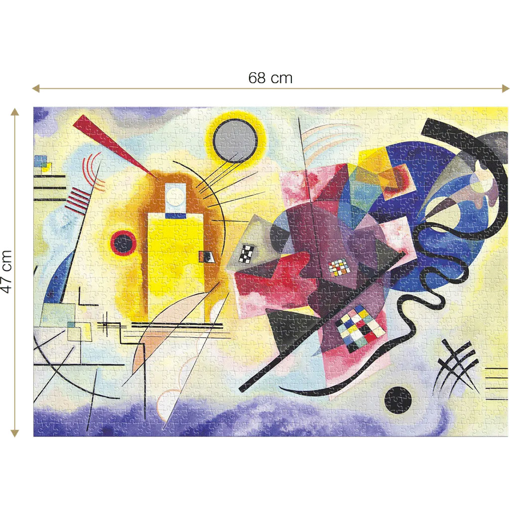 Puzzle 1000 Pezzi Kandinsky Giallo Rosso Blu