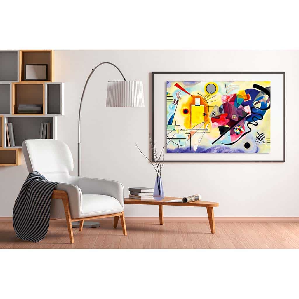 Puzzle 1000 Pezzi Kandinsky Giallo Rosso Blu Dtoys Quadro