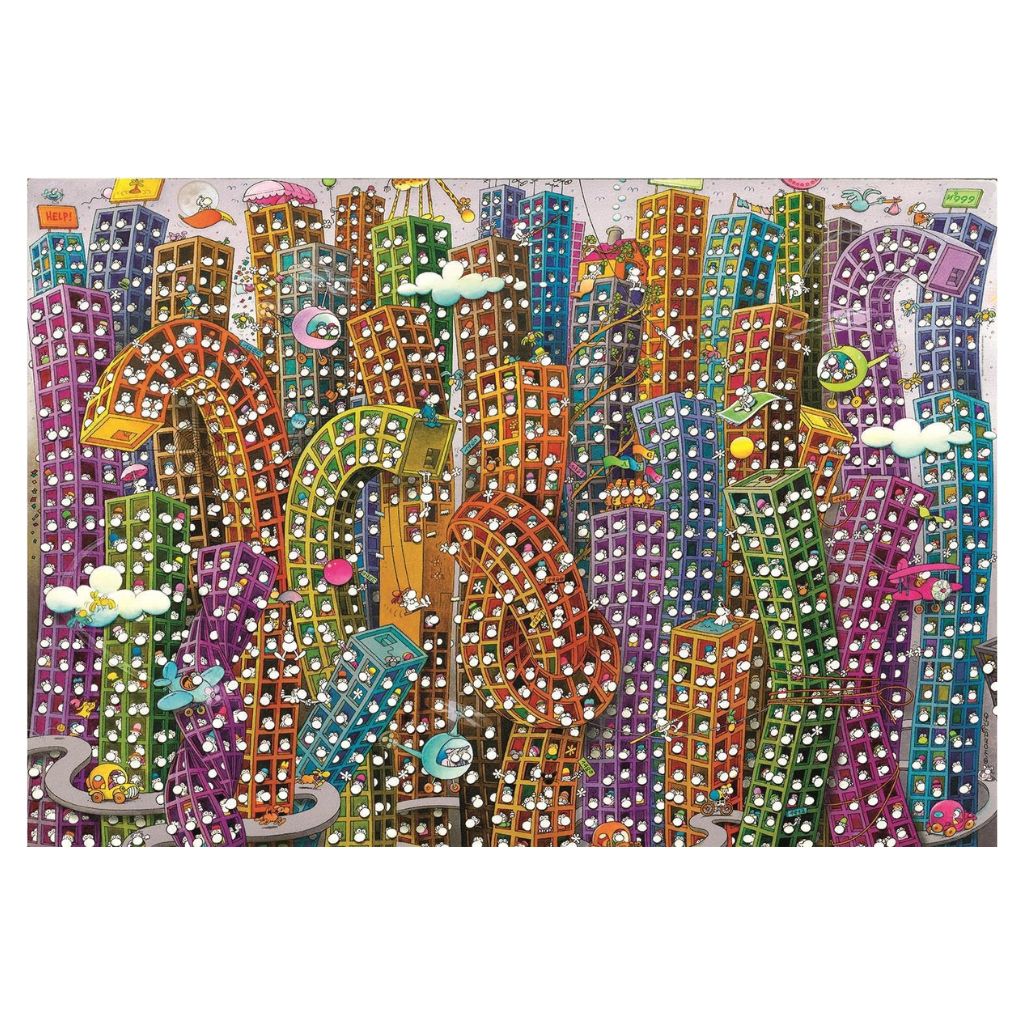 Puzzle 2000 Pieces Mordillo The Jungle Illustration