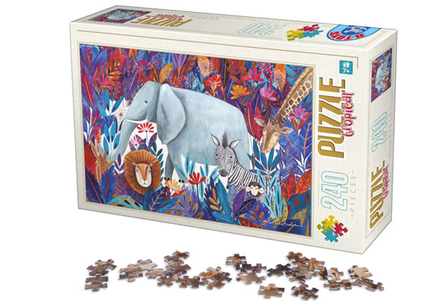 Puzzle Animali Della Savana