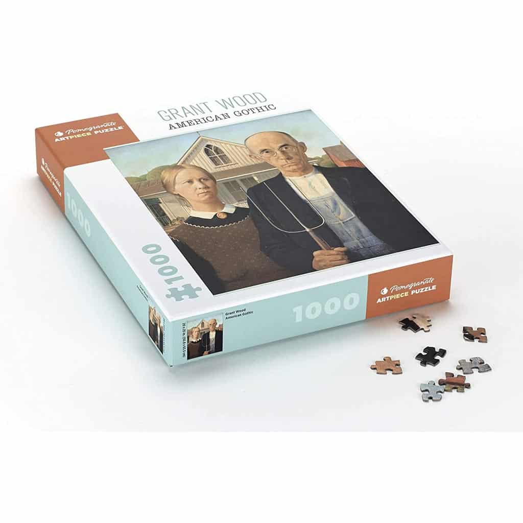 Puzzle Arte Grant Wood American Gothic