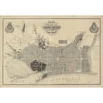 Puzzle Barcellona Mappa Antica