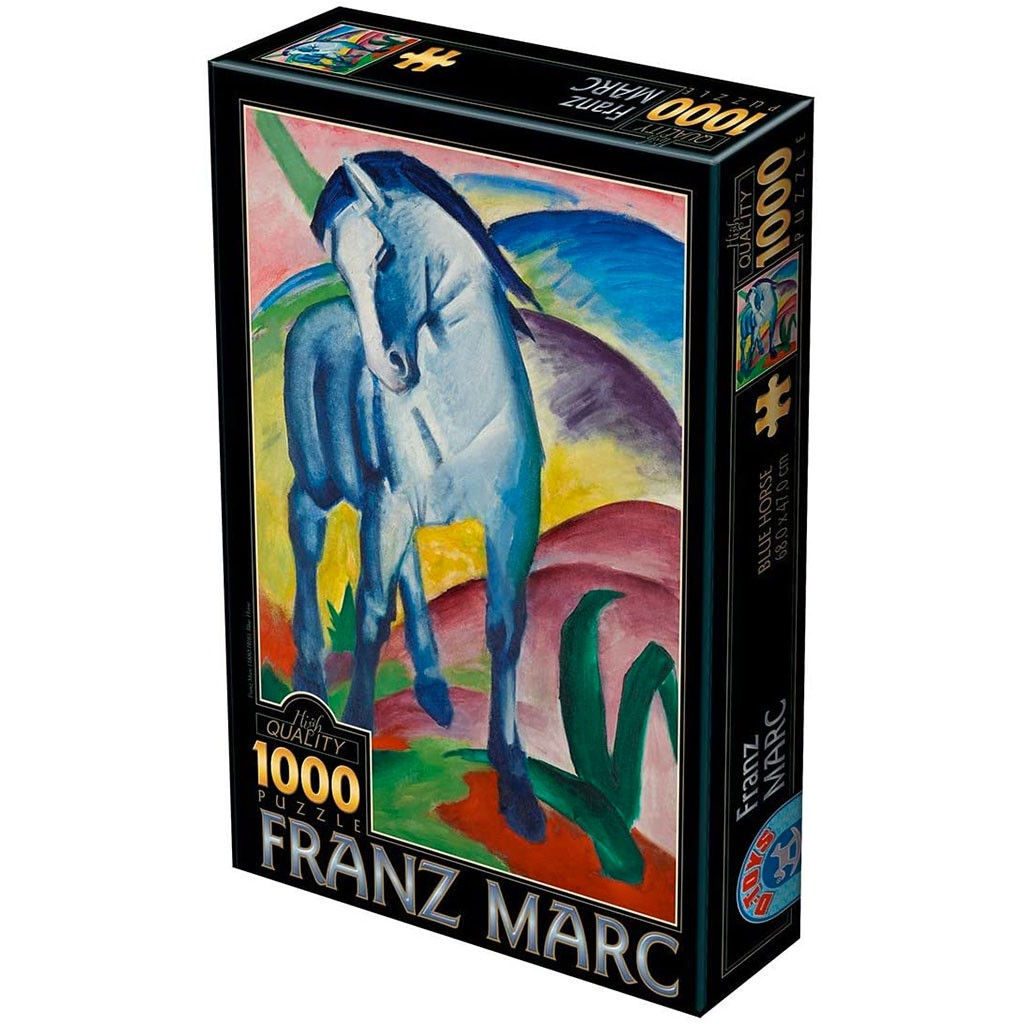 Puzzle Cavallo Blu Franz Mark 1000 Pezzi Puzzle Arte