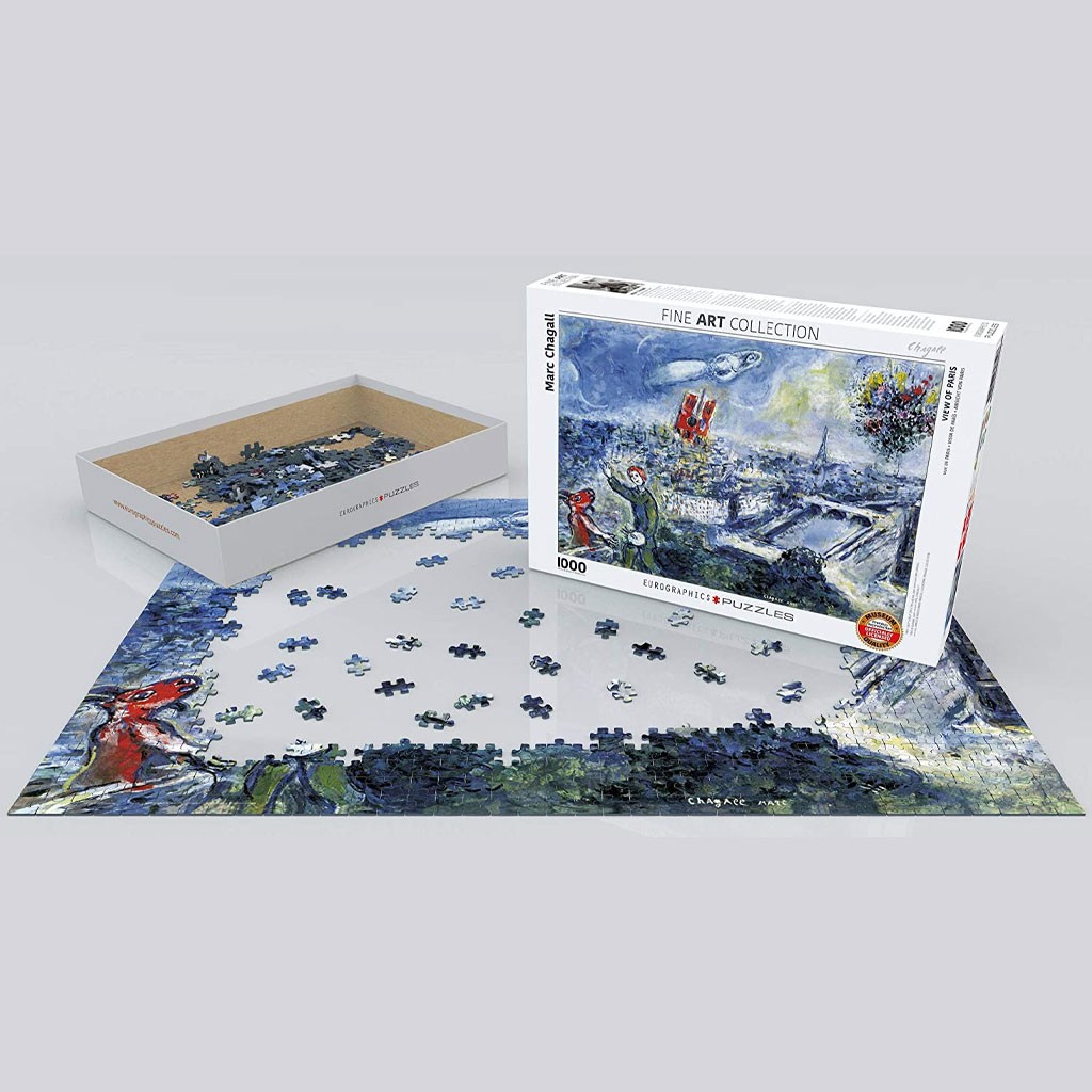 Puzzle Chagall Vue De Paris Art