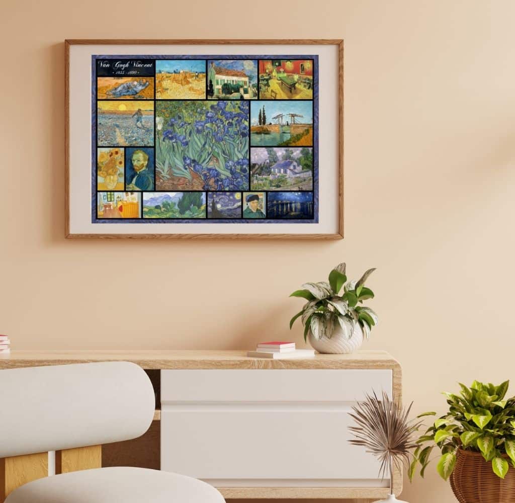 Puzzle Collage Opere Van Gogh