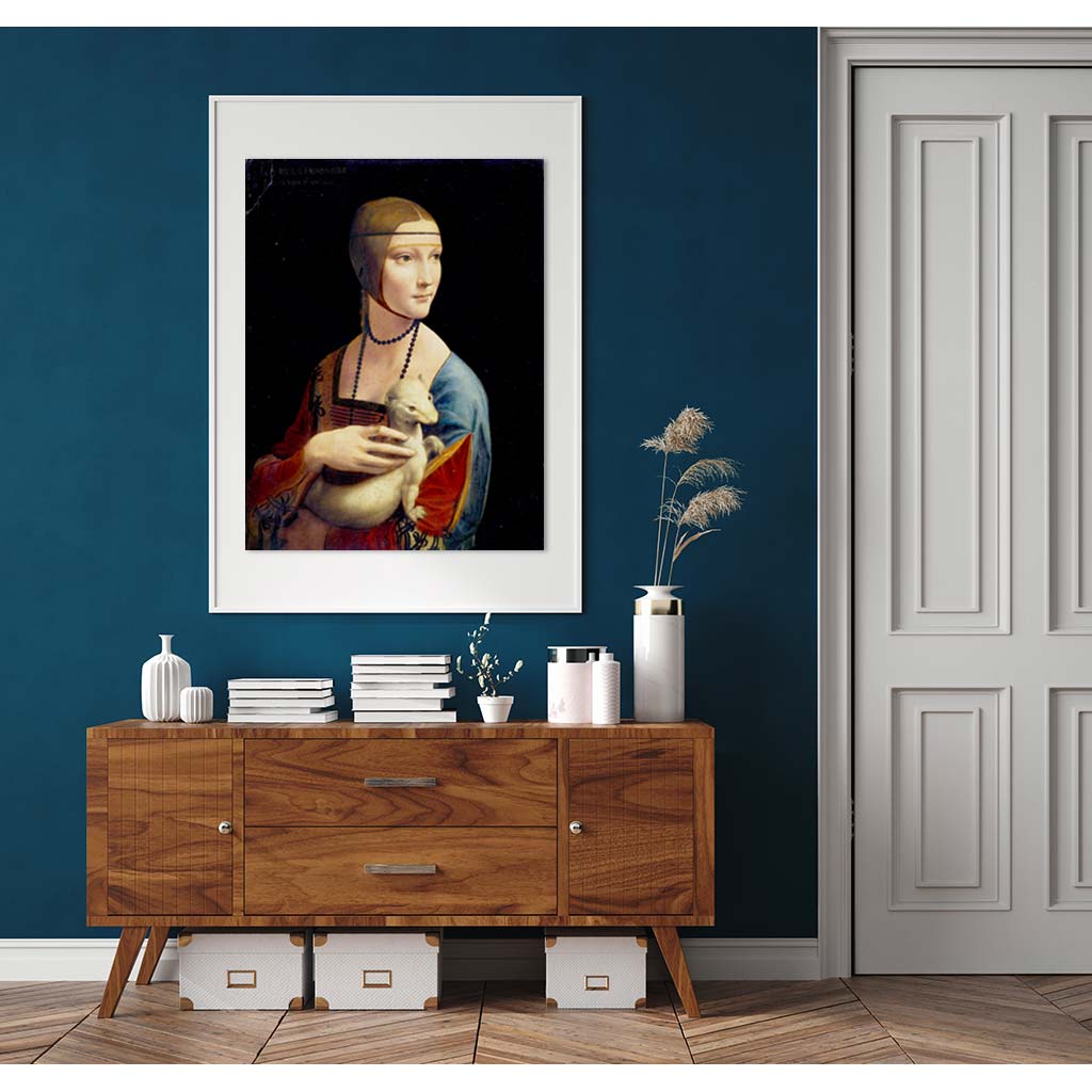 Puzzle Dama Con Lermellino Leonardo Da Vinci 1000 Pezzi Cornice Arte