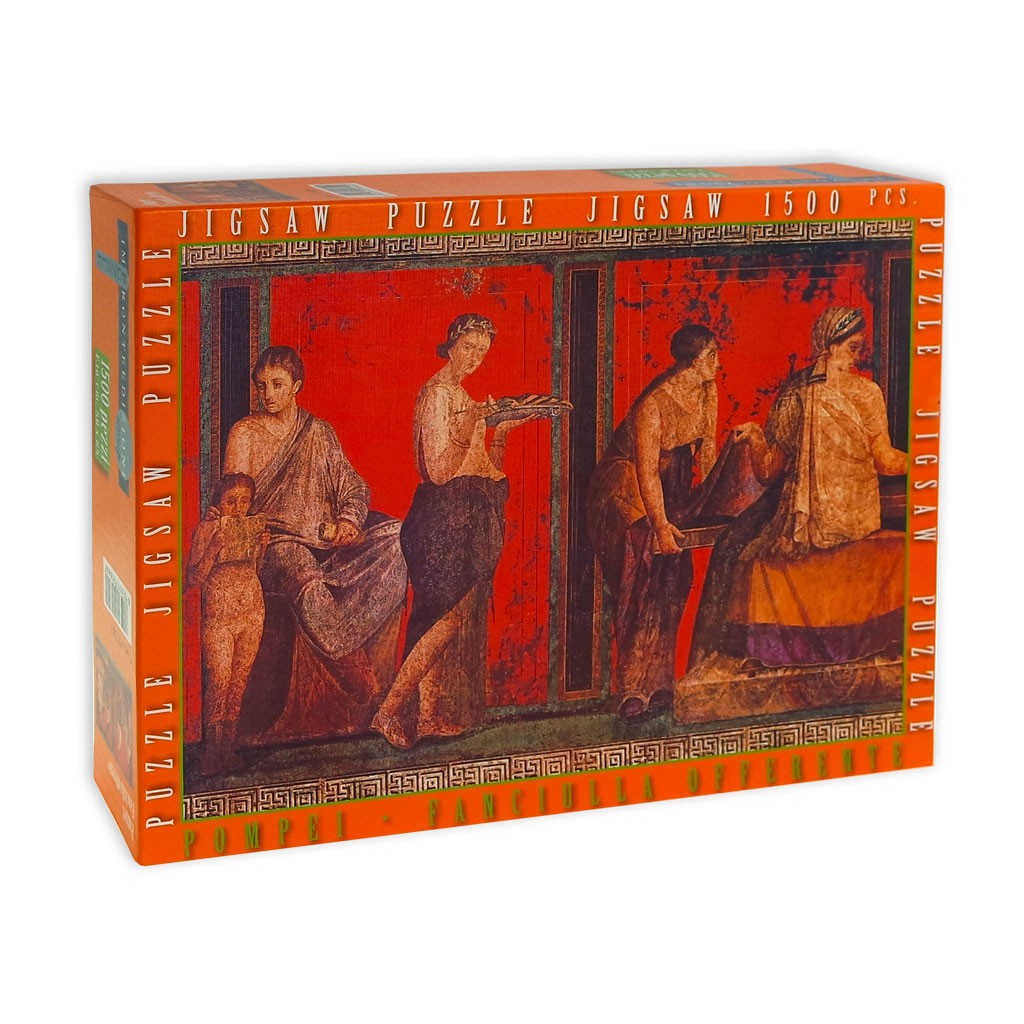 Puzzle Fanciulla Offerte Pompei Scatola Fronte
