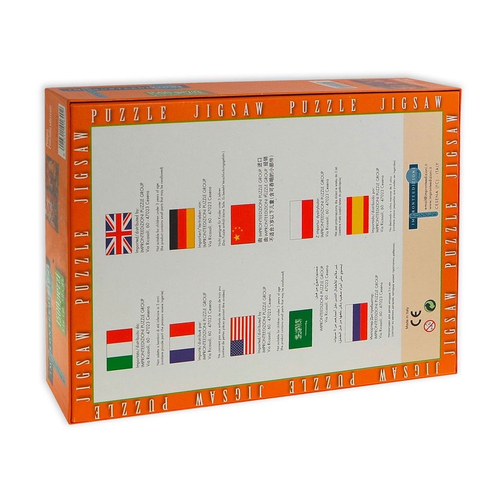 Puzzle Fanciulla Offerte Pompei Scatola Retro