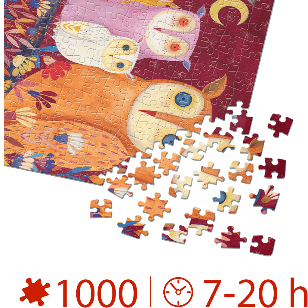 Puzzle Gufi 1000 Pezzi Dtoys