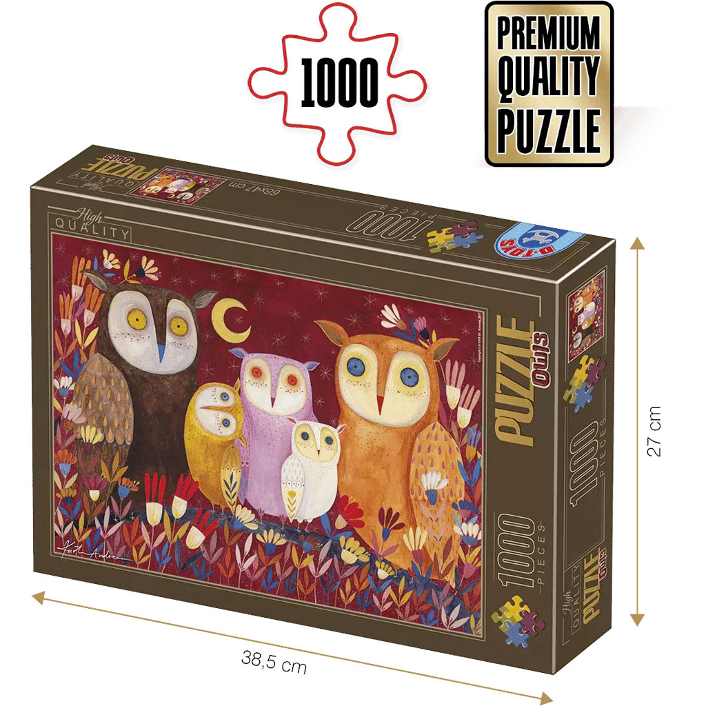 Puzzle Gufi 1000 Pezzi