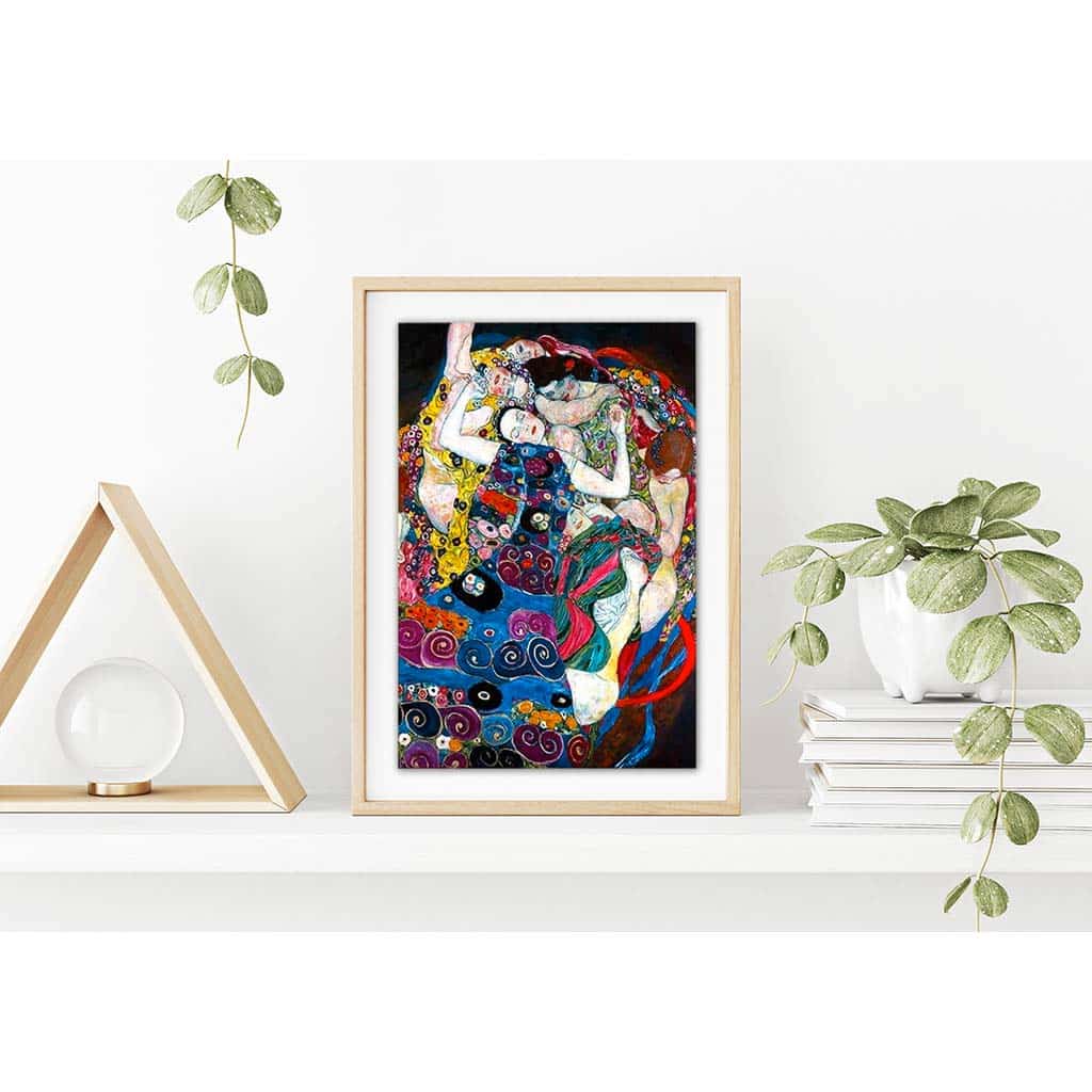 Puzzle Klimt La Vergine Opera Arte Puzzle 1000 Pezzi Cornice