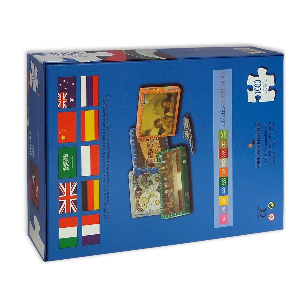 Puzzle Kopf Miro Scatola Retro