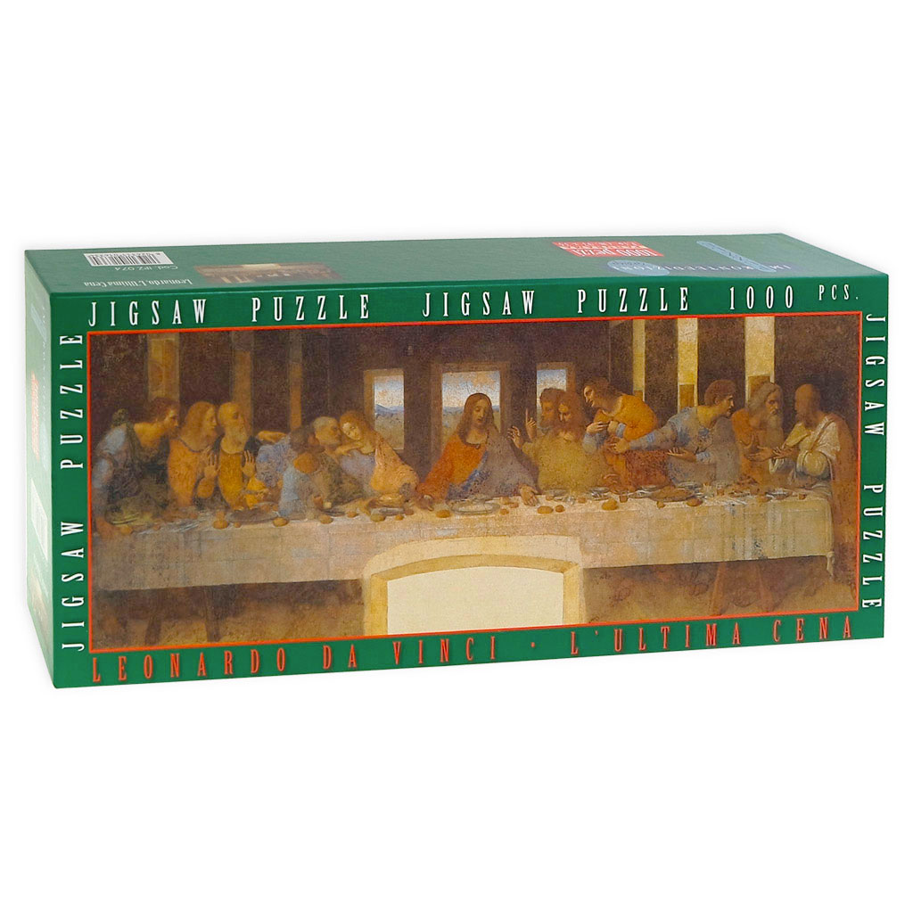 Puzzle L Ultima Cena Leonardo Scatola Fronte