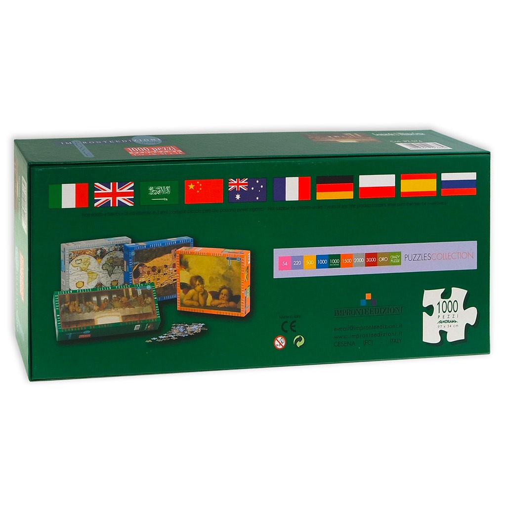 Puzzle L Ultima Cena Leonardo Scatola Retro