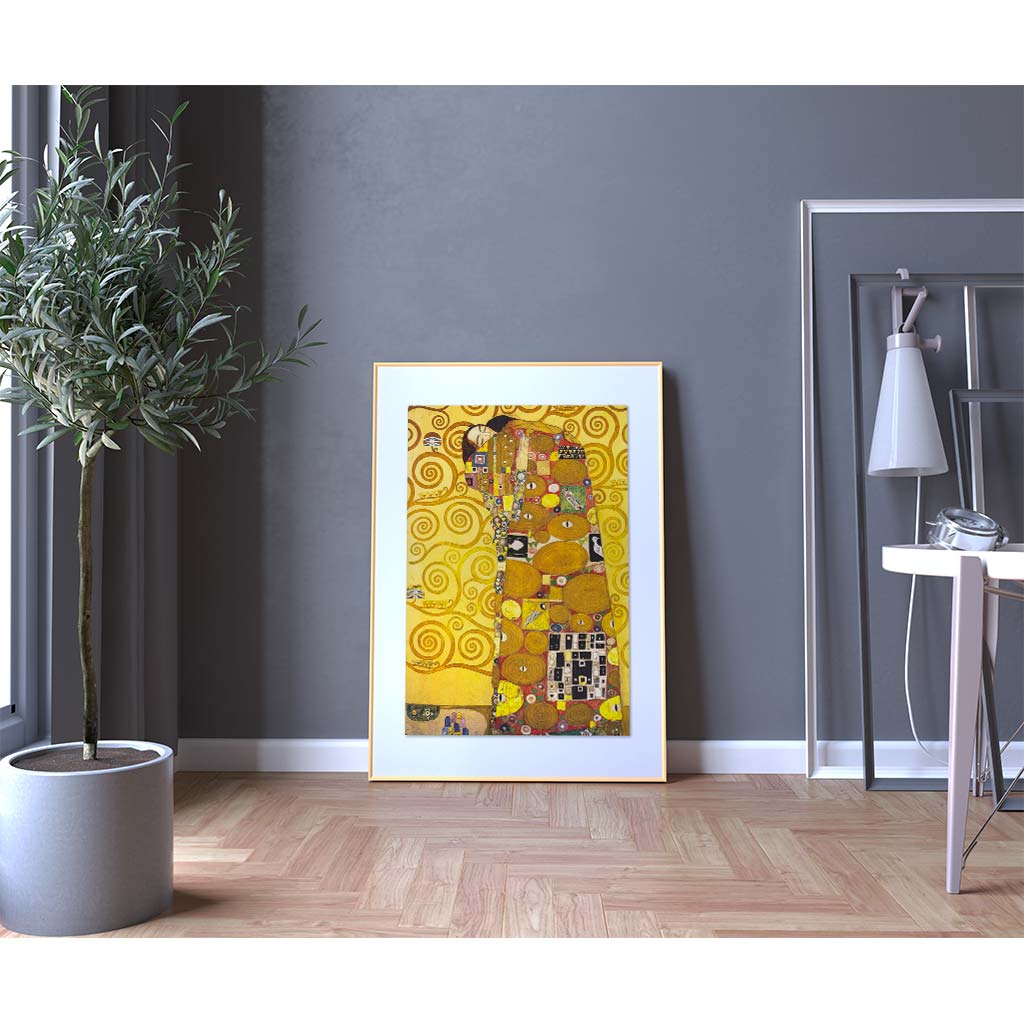 Puzzle Labbraccio Di Klimt 1000 Pezzi Cornice Quadro