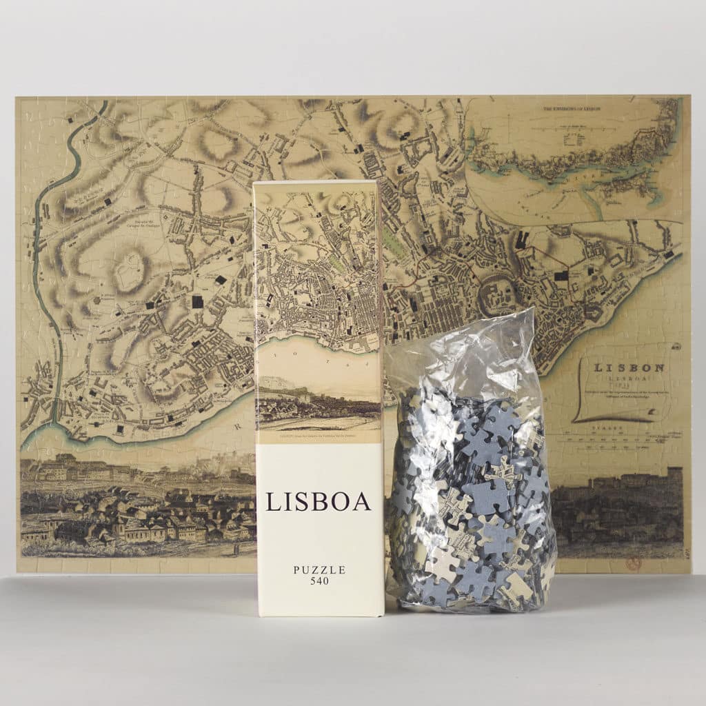 Puzzle Lisboa Mappa 540 Pezzi