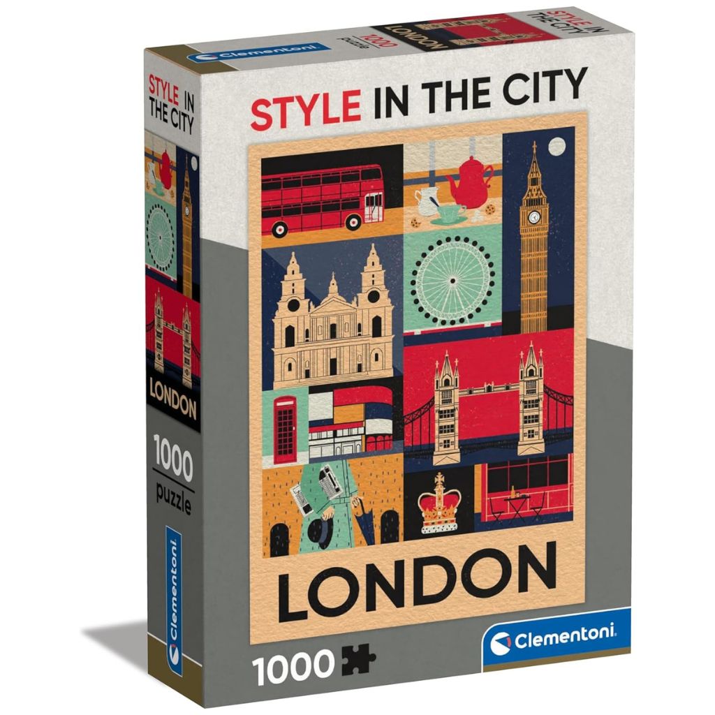 Puzzle Londra Clementoni Style In The City 1000 Pezzi