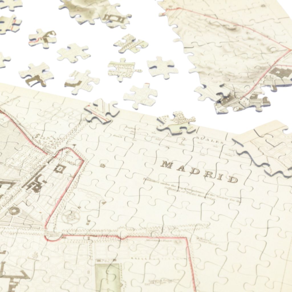 Puzzle Madrid Mappa