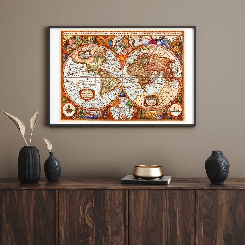 Puzzle Mappamondo Antico