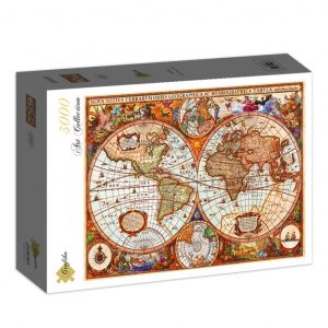 Puzzle Mappamondo Antico 3000 Pezzi