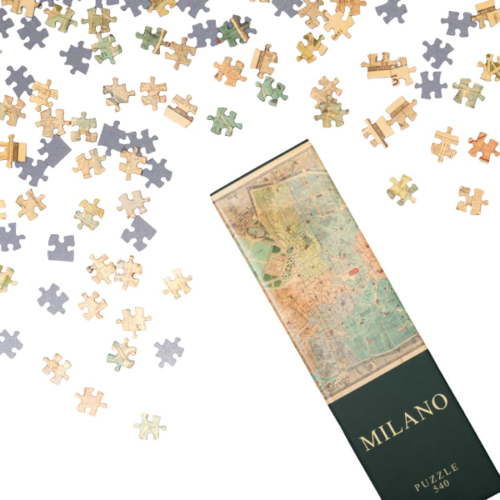 Puzzle Milano Mappa Antica 540 Pezzi